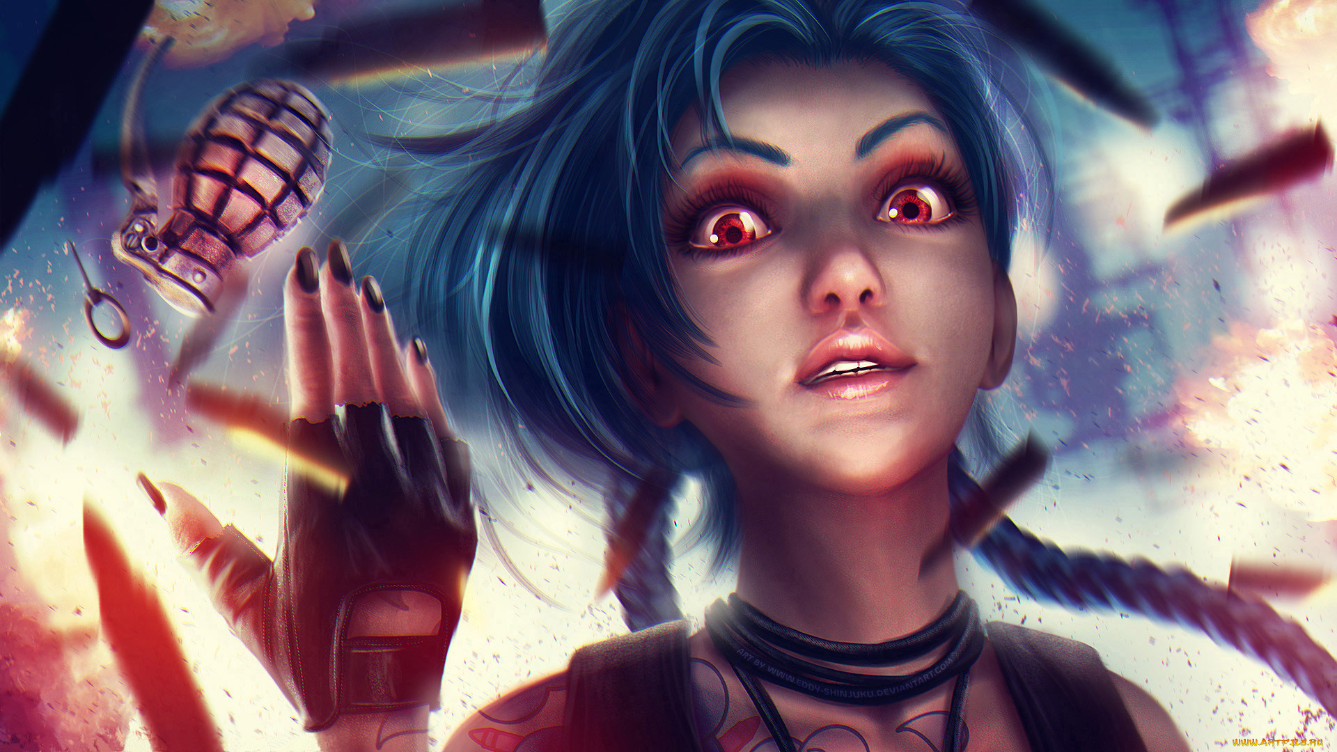  , league of legends, art, , , , , lol, league, of, legends, jinx